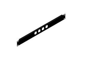 Panel konektorový 1U/04 - pro 19" Rack